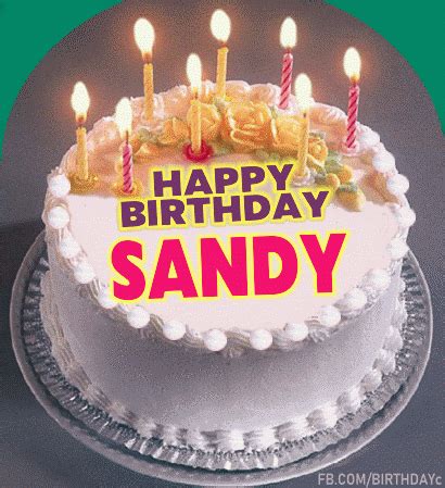 happy birthday sandy gif|happy birthday sandy clip art.